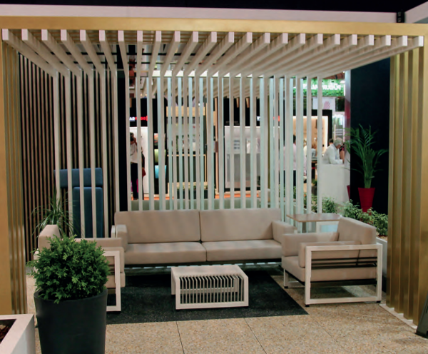PERGOLA CREATE 350X251X307CM DOURADO
AL-PC